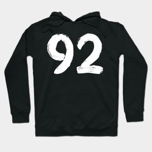 Number 92 Hoodie